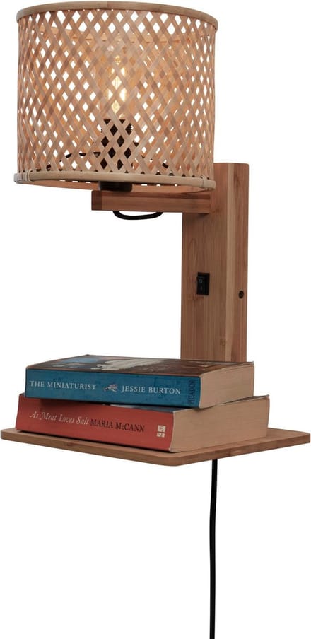 GOOD&MOJO Wandlamp Java - Bamboe - 30x22x52cm - Binnen Modern