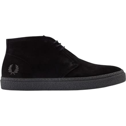 Fred Perry Volwassen Hawley Suède Laag Loopschoenen (Zwart)