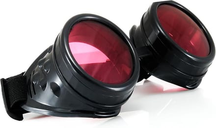 Steampunk Lasbril met Ronde Glazen - LED Accessoire voor Cosplay en Feestjes