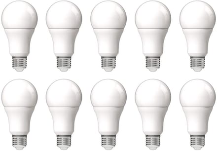 Avide E27 LED Lamp 16W - 2010lm - 6400K - Koel Wit - LED Globe A70 - Vervangt 126W Gloeilamp - 10 stuks