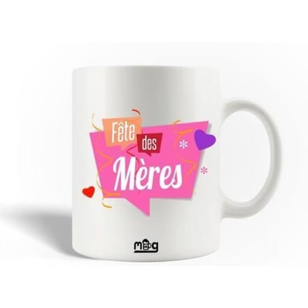 Mug en Céramique - Belle Citation - Fête des Mères - 30cl - Compatible Lave-Vaisselle - Blanc