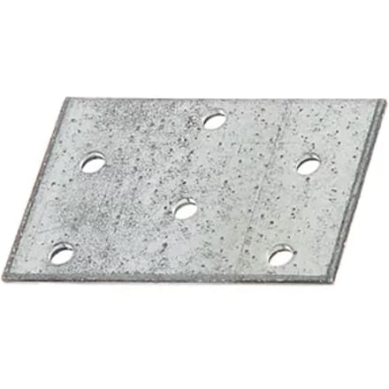 Alberts Verbindingsplaat - Sendzimir Verzinkt Staal - 60x40x2mm