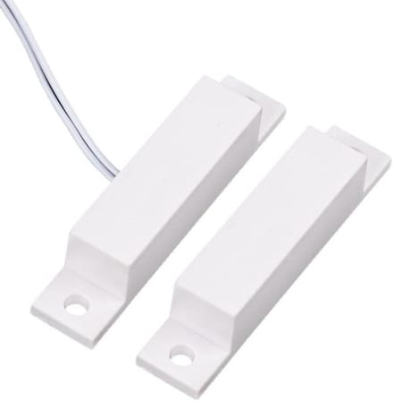 Magnetische deursensor - Openingsmelder kozijn - Beveiliging huis - Betrouwbaar kabeldesign - 6 stuks - Wit