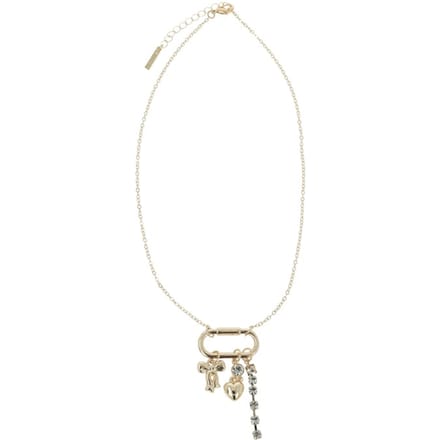 OTAZU Dangling Charms Necklace Gold Maat: OS | Kettingen Outlet | Dames | Goud