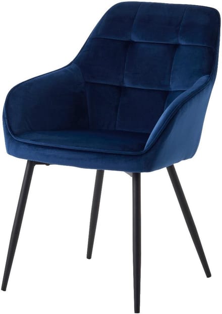 Nordic Home - Angelo armstoel velvet - blauw