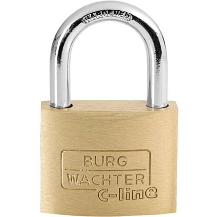 Burg Wächter 3051 Hangslot 35.00 mm Verschillend sluitend Messing Sleutelslot