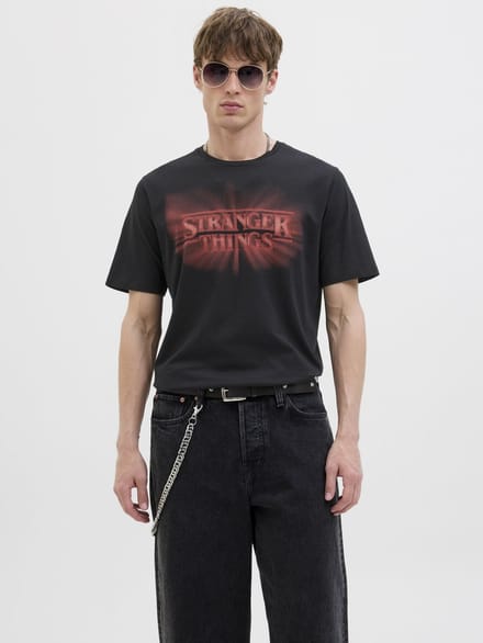Jack & Jones T-shirts Stranger Things Bedrukt T-shirts