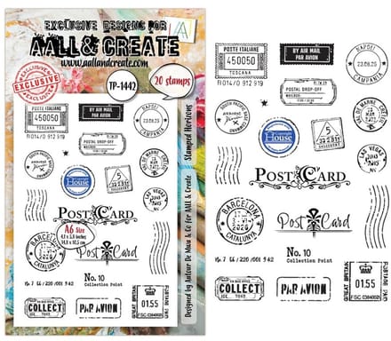 Aall & Create clearstamp A6 - Stamped horizons