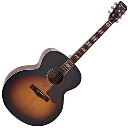 Hartwood Artiste Jumbo Acoustic Guitar, Vintage Sunburst