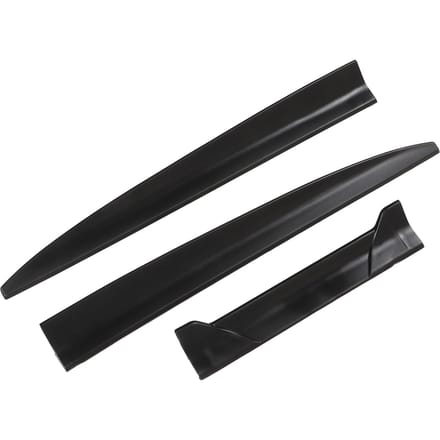 3 STUKS Auto Universele Spoiler Thermische Stabiliteit Sterke Grip Lichtgewicht Achterklep en Raam Dak black
