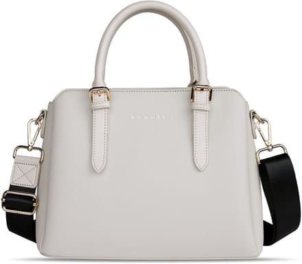 bugatti handtas schoudertas Ella Hand Bag Beige Saffiano