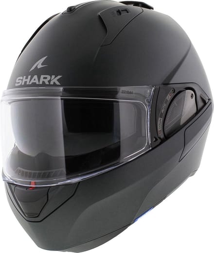 Shark Evo ES Blank Mat Gun Metal Mat A06 Systeemhelm - Maat XS - Helm