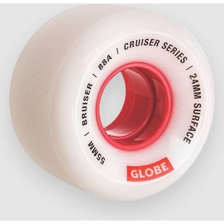 Globe Bruiser 55mm Wheels wit