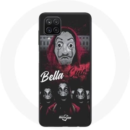 Coque Samsung Galaxy A12 la casa de papel bella ciao logo