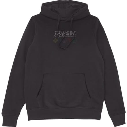 Magic: The Gathering Logo & Mana Lines Hoodie - Black - S
