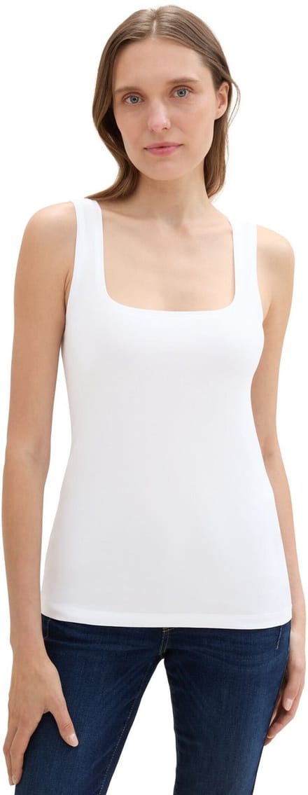 Tom Tailor - Basic top in een set van 2 - Maat XL - deep black