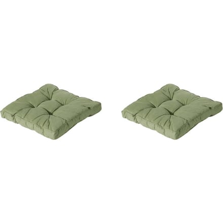 Madison - Florance Zitkussen Basic green - Ca. 73x73 cm - Set van 2