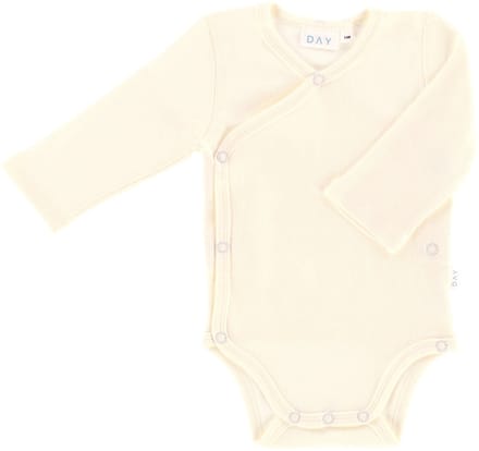 DAY Overslagromper Lange Mouw Rib - Mt. 62/68 - Cream