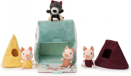 Lilliputiens - De huisjes van de wolf en de 3 biggetjes