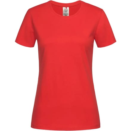Stedman Classic-T Organic Fitted Women S2620 - SCARLET RED - M