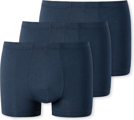 Uncover by Schiesser 3PACK Shorts Heren Onderbroek - donkerblauw