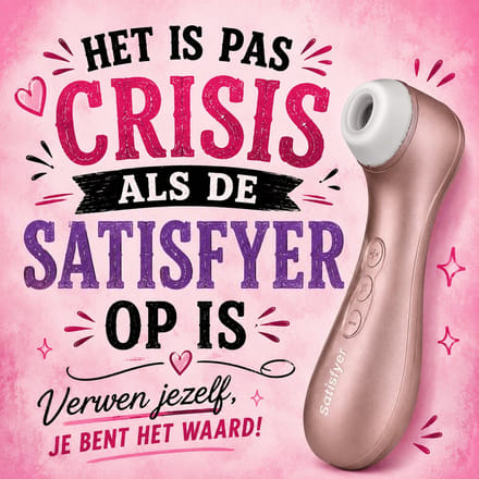 Spreuktegen satisfyer