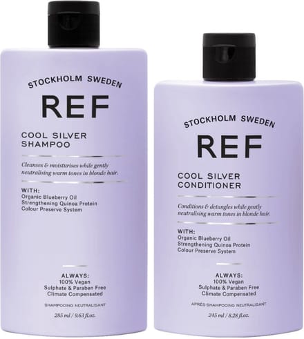 REF Stockholm - Cool Silver Set Shampoo 285ml + Conditioner 245ml - Zilvershampoo & Conditioner