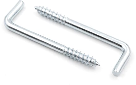 Dailygoods - Set van 10 Rechte Schroefhaken voor Muur en Plafond