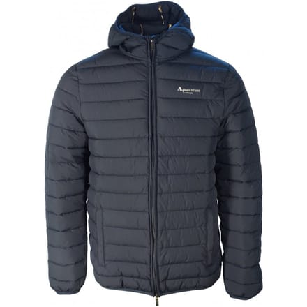Aquascutum Active 100GR marineblauwe jas met capuchon