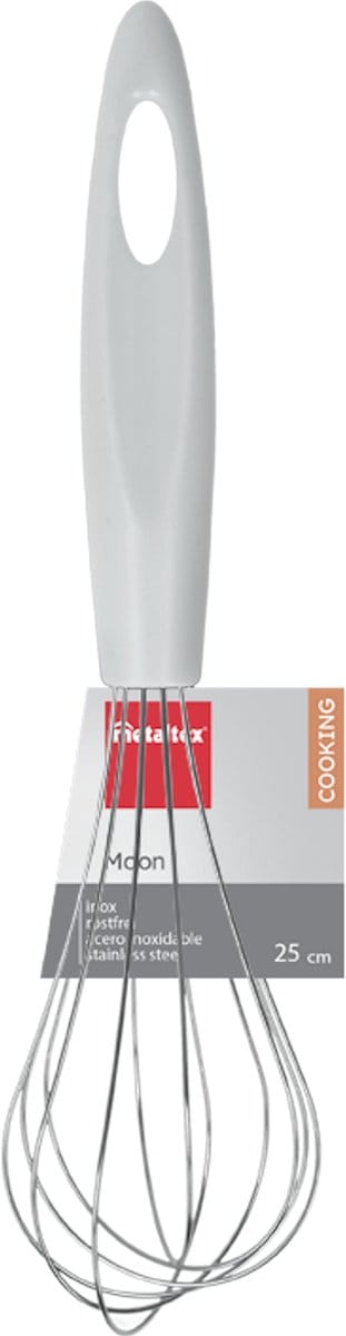 Metaltex Klopper 25 cm RVS/Plastic/Wit