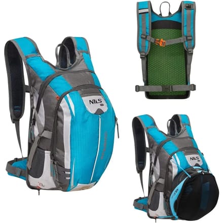 NILS CAMP Adventure - Rugzak - 25L - Blauwe - Met Reflectoren