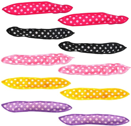 Dailygoods- Kussenkrullers 10 stuks - Zachte Sponsrollers
