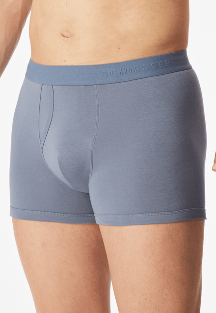Schiesser 2PACK Shorts - Rib Essentials Onderbroek - blauwgrijs