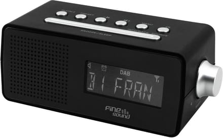 Klokradio met DAB+ en FM RDS, Dubbel Alarm en USB Opladen