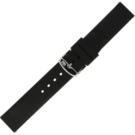 Morellato Horlogebandje Lugano PU Zwart 18mm