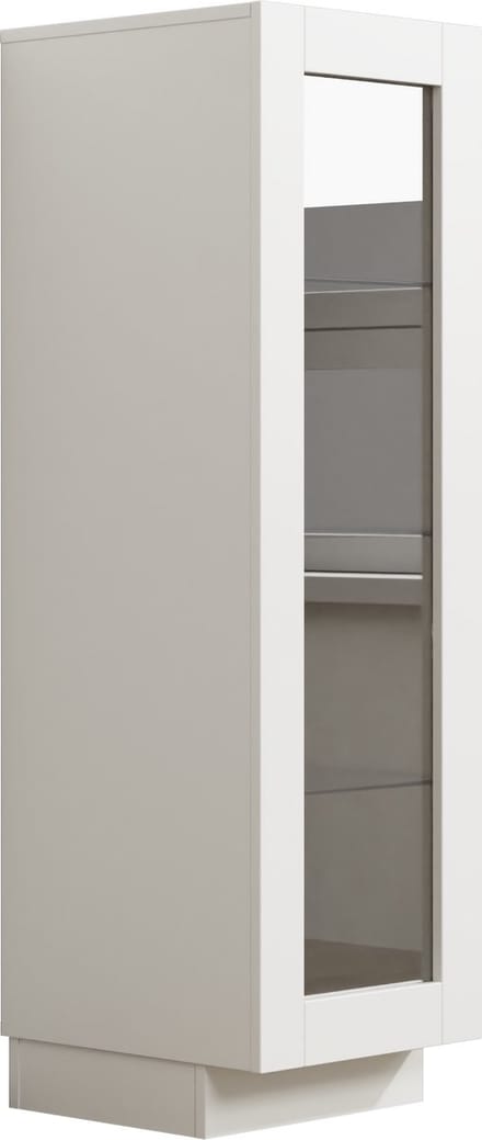 VDD - Vitrinekast - Vitrinekast met glas - Display Kast - Vitrine wit