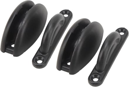 RV Deurhouder Kit - Deurstop Camper - Deur Stabiliseren - Nylon Boogontwerp - 10 x 6 x 3 cm - Zwart