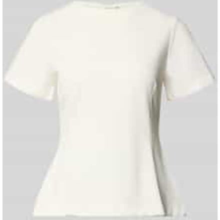 Shaped fit T-shirt met middennaad