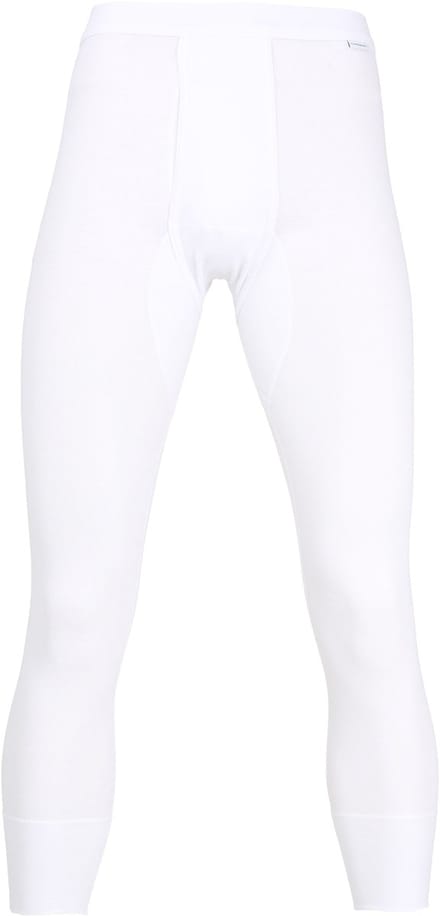Gotzburg heren lange onderbroek met gulp (1-pack) - wit