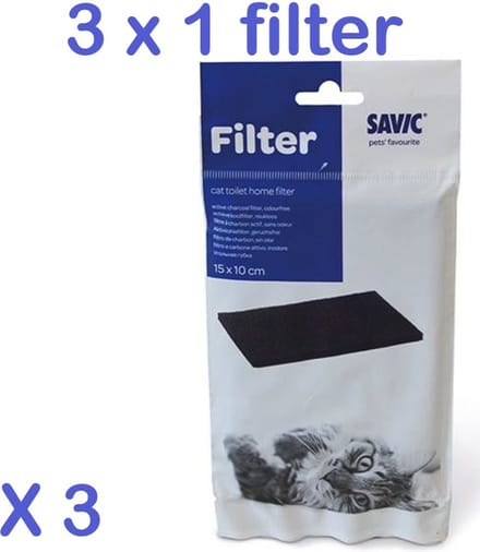 3 x Savic Koolfilter Cat-O-Net En Nestor - 1 St = 3 stuks