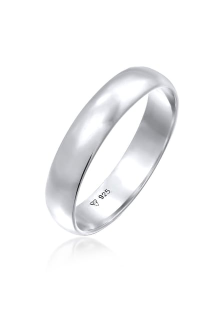 Elli - Ring - Dames Band Eenvoudig Klassiek in 925 Sterling Zilver - Dames