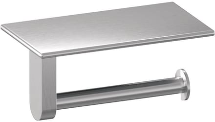 Brauer Toiletrolhouder Met Planchet - Rvs Geborsteld Pvd