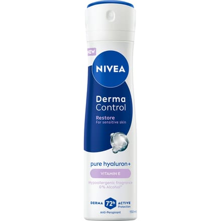 Nivea Antiperspirant Deo Derma Control Restore Sensitive - 150 ml