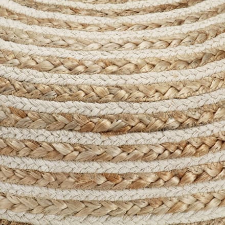 vidaXL - Poef - handgemaakt - 40x45 - cm - jute