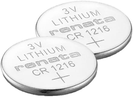 Renata - Knoopcel batterijen - CR1216 - Lithium - 3V - 20 stuks