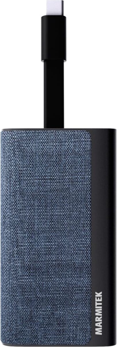 Marmitek Connect USB C Hub 4 - USB C HUB - 1 in 4 uit - 1 ingang 4 uitgangen - HDMI 2.0 - USB 3.2 - 1000 Mbps Ethernet - USB-A