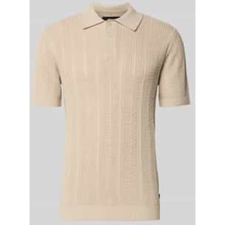 Slim fit poloshirt met knoopsluiting