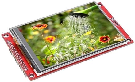 LCD-module - TFT-touchscreen-display - 3,5 inch - HD 480x320 - Seriële randapparatuurinterface - Geschikt voor diverse toepassingen - Kle