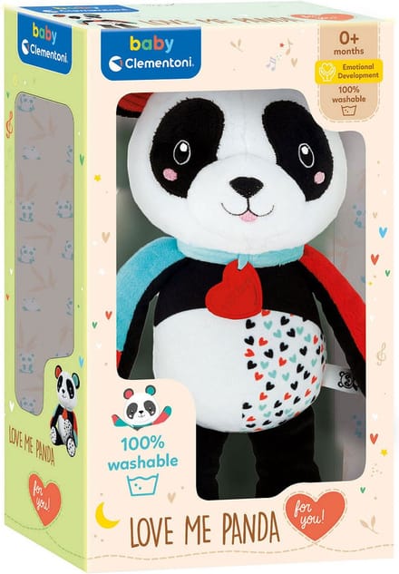 Clementoni pluche activiteit panda interactief baby speelgoed.
