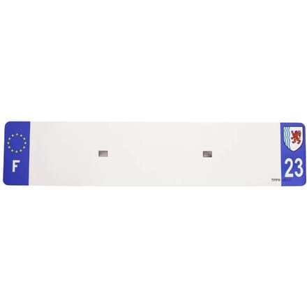 Nummerplaatstrip voor pvc Top Plaq 23